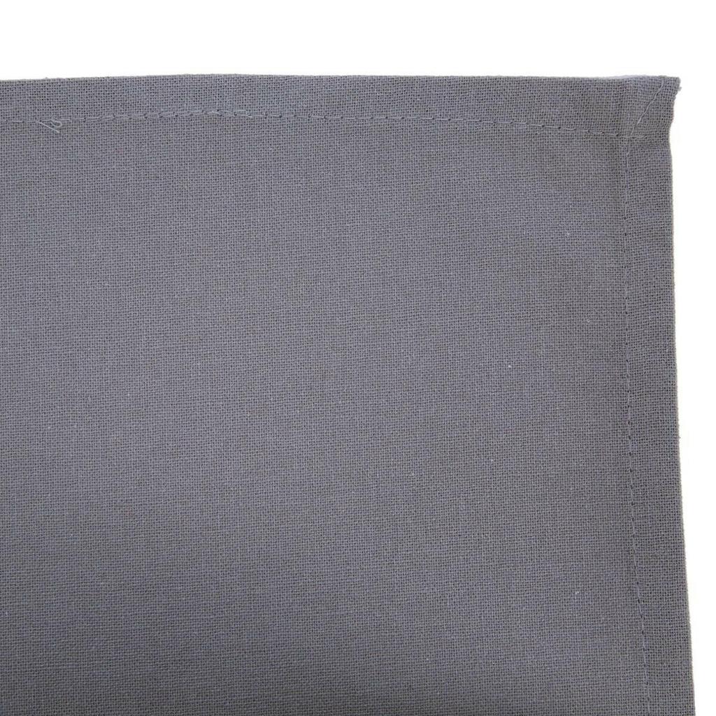 Set Of 4 Cotton Napkins 40X40Cm Light Gray