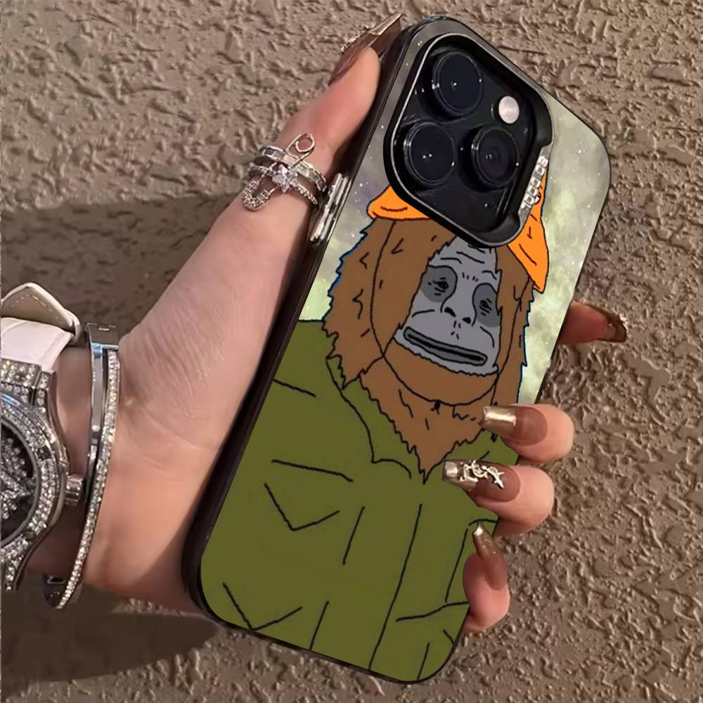 

Sassy The Sasquatch Phone Case For iPhone 17,16,15,14,13,12,11,Pro,Max,Plus Soft Black Cover iPhone11