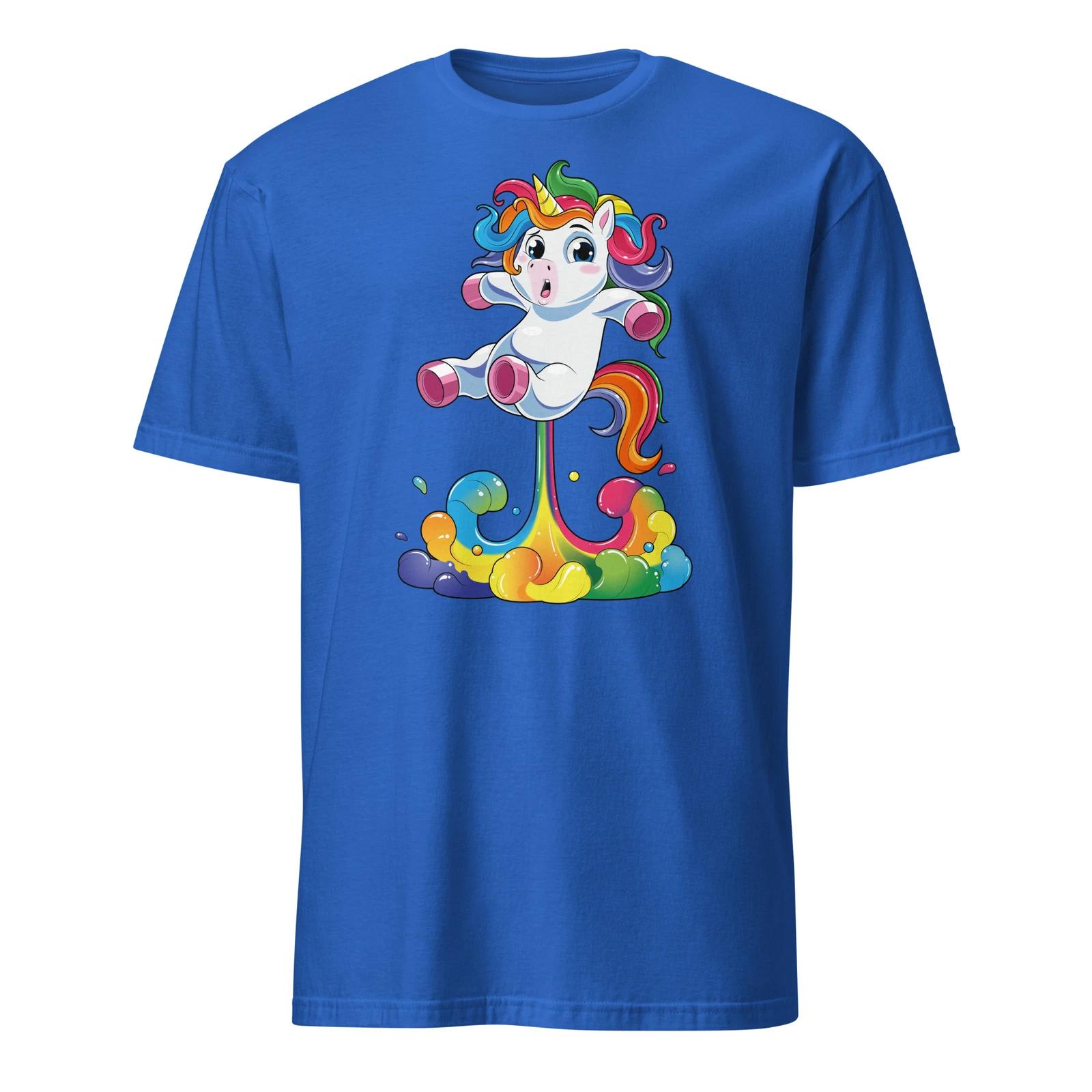 

Unicorn Shirt Funny Magical Fart Unicorn Farting Rainbow T-Shirt Size S-3XL Gift XL