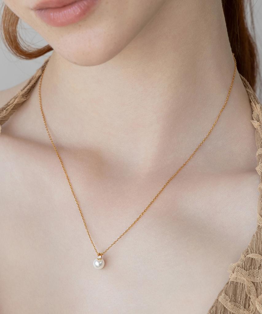 Tatiana (Silver 925) 6Mm Swarovski Pearl Necklace Nz2491