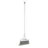 Angled Broom and Dustpan Set Effective Cleaning Tool Flagged Bristles Built-In Teeth Easy Storage Durable Metal Handle