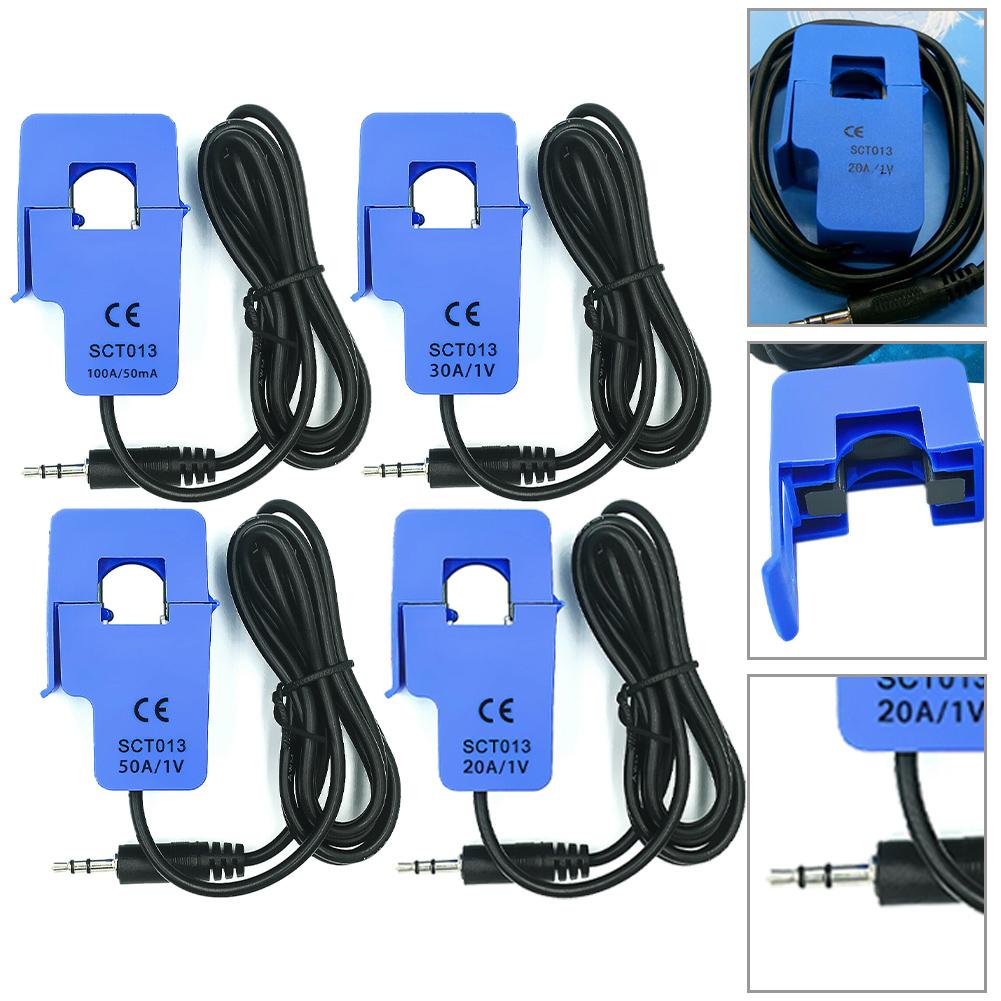 SCT 013 020 AC Current Sensor Split Core Transformer, 20A Input Current, Suitable for DIY Energy Monitoring Projects
