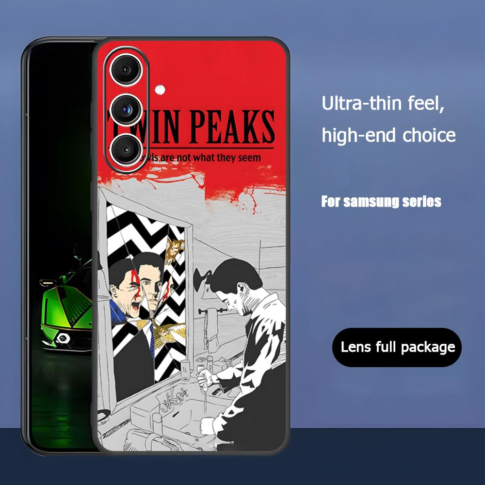 

Twin Peaks Movie Horror Phone Case For Samsung Galaxy S26 S25 S24 S23 S22 S21 Plus Ultra Note20 Soft Black Galaxy S25+