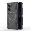 KEYSION Hollow Heat Dissipation Case for Xiaomi POCO X7 Pro Silicone+PC Magnetic Cooling Shockproof Phone Cover for Redmi Turbo4