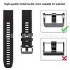 22mm/26mm Quick Release Silicone Band for Garmin Fenix 8/7/6/5 Series