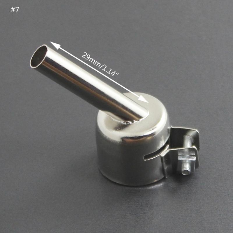 3/4/5/6/8mm Welding Nozzle 45 Degree Curved Angle Welding Nozzle For 850 850A 852 852D 852D+ 950 Hot Air Rework Station