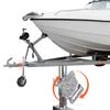 Trailer Jack with Wheel 2000 Lbs Capacity Beach Boat Trailer Jack 11in Vertical Load for RV Boat and More