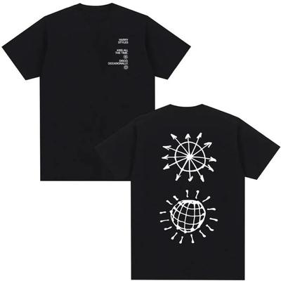 Harry Styles Kiss All The Time Disco Occasionally Tour 2026 Print T Shirts Men Women Fashion Oversized Cotton Y2K Top Streetwear