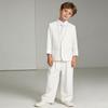 Completo da Bambino Primavera Nuovo Set Smoking Formale per Ragazzo Blazer Cravatta Pantaloni Set per Pianoforte Presentatore Discorso Cerimonia Outfit Scolastico Bambino Piccolo 8 10 Anni