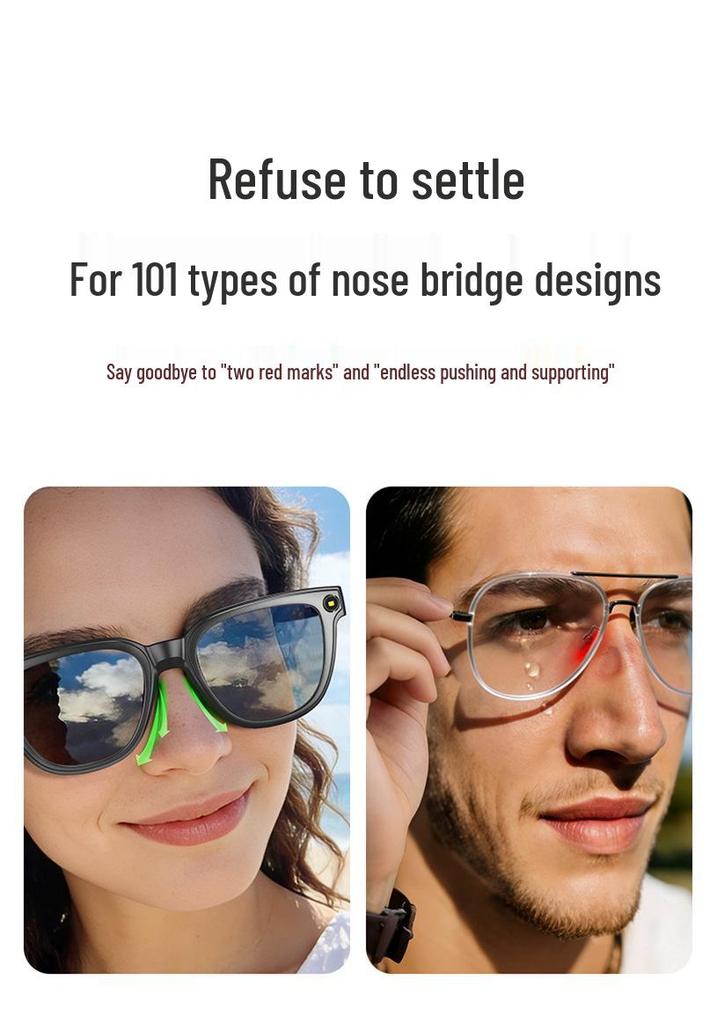 Cross M8 Smart Glasses: Bluetooth Calling, AI Translation, Object Recognition, Music, Detachable Lenses.