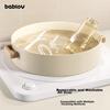 BABLOV  Insulated Cup with Straw, PPSU  Water Bottle, Heat-Resistant Cup, Beige, 1100ml