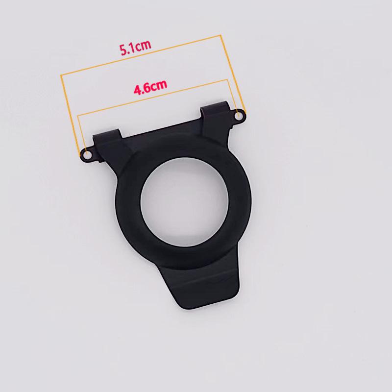 Carbon Fiber Card Holder with Stainless Steel Clip & Air Tag Space