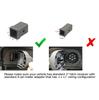 2"Trailer Truck Hitch Towing Receiver Cover 15 LED Brake Light Cover with Pin