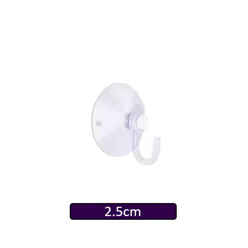 30Pcs Transparent Suction Cup Hooks Reusable Heavy Duty Hooks for Kitchen Bathroom Shower Glass Mirror Car Window & Smooth Walls