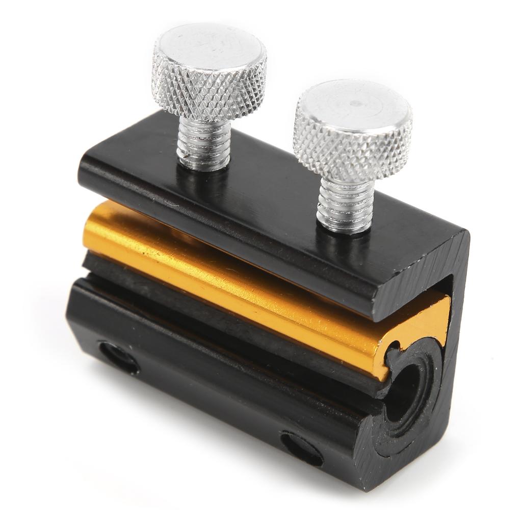 Oliatore Doppio per Cavi Moto Luber Lubrificatore Strumento Alluminio Gomma Modifica per ATV Nero Oro