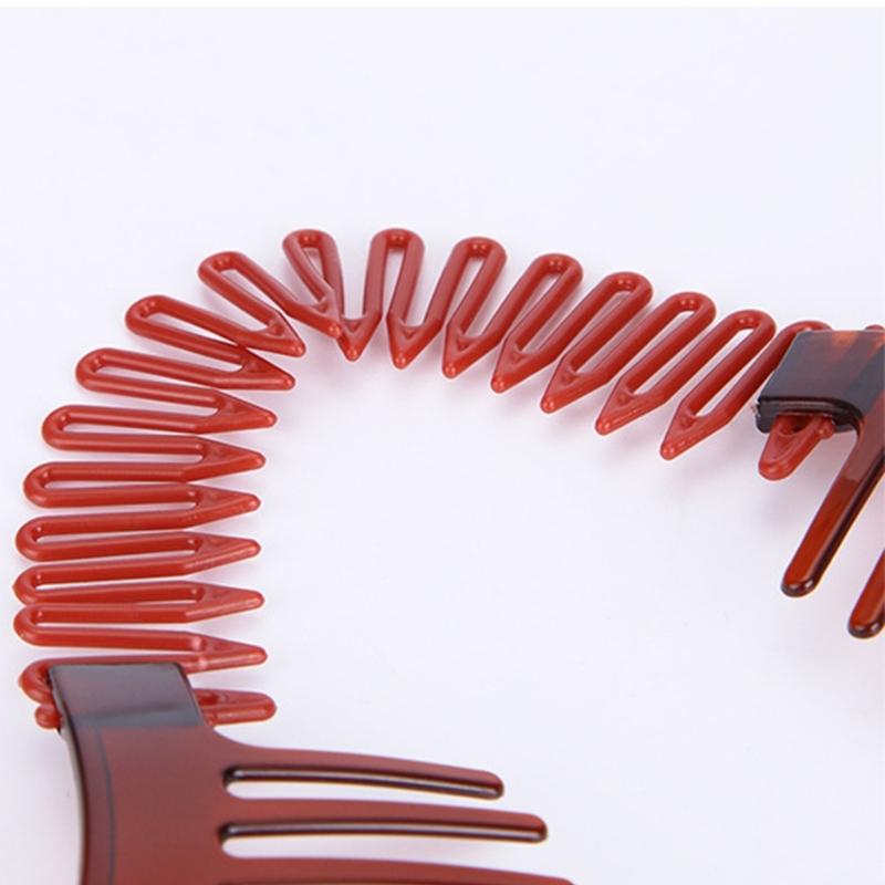 Teenager Mädchen Hoher Pferdeschwanzhalter Mädchen Ineinandergreifender Doppelseitiger Haarkamm