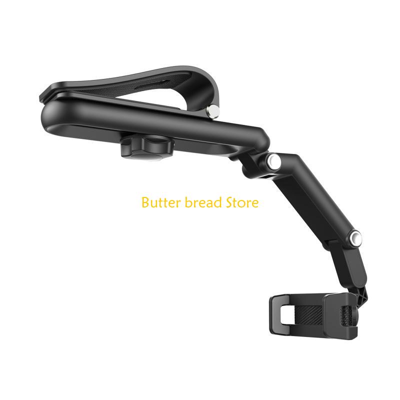 W89C Multi-function Foldable Car Phone Holder Mount Suitable for  Kitchen /Car/Selfie серый