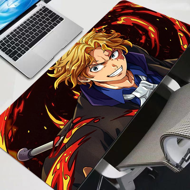 New Mouse Pads Big Carpet One Piece Sabo New Laptop Pc Gamer Keyboard Mat Mousepad Edge White Tassel Rubber Table Mat