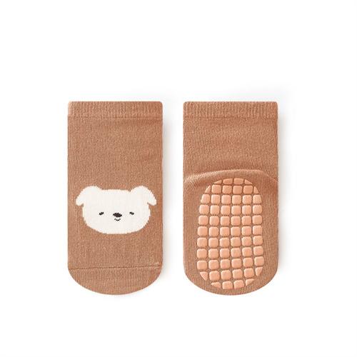 Newborn Boy Girl Cotton Anti-Slip Floor Socks Spring Autumn Korean Cute Cartoon Toddler Socks Children Rubber Soles Sports Sock