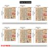 2pcs,2D Plane Printing Creative Curtains Love Letter Quilt Polyester Easy Install (without Rod) Art Deco Festive Perfect for