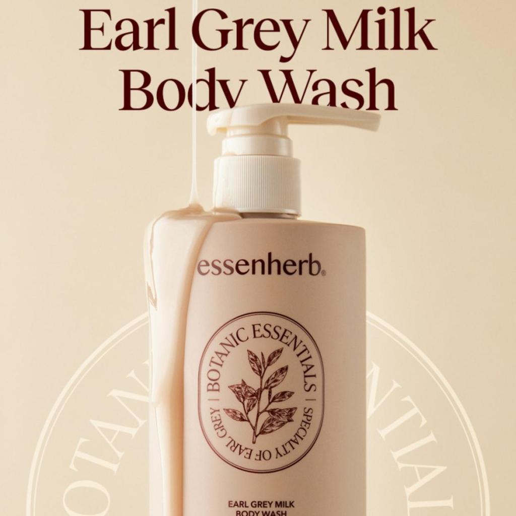 [Essenherb] Tea Tree Arc / Earl Grey Milk / Rosemary Scrub Daily Body Wash (500ml)