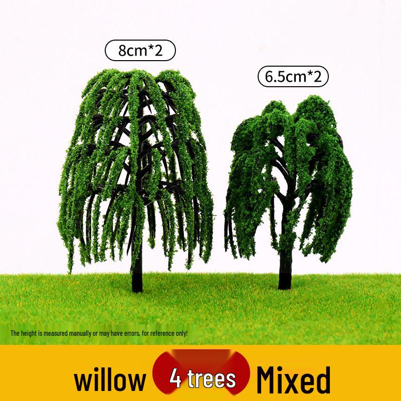 DIY Sand Table Building Trees Set - Handcrafted Miniature Landscape Models with Finished Tree Trunks