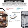 Isolierte Lunchtasche, Niedliches Tier Auslaufsichere Lunchbox Tragetasche Kühler Lunch-Organizer für Arbeit, Picknick, Reise, Camping L