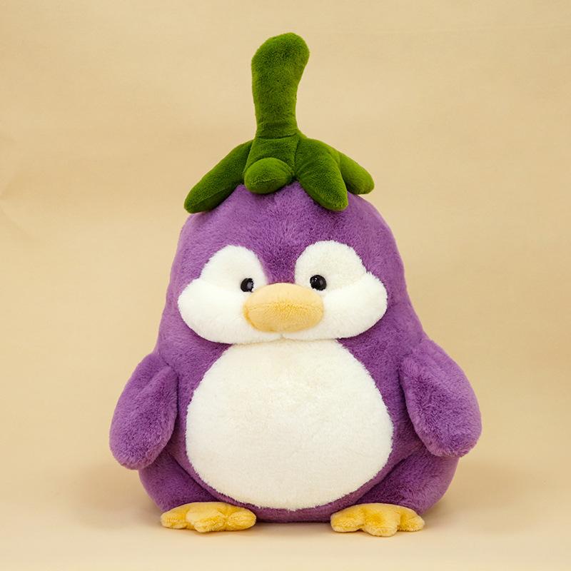 

Креативная плюшевая игрушка в виде баклажана, гуся, пингвина, младенца, превращенная в куклу-пингвина-баклажана, кукла для игрового автомата, подарок на день рождения 25Cm 8 "Grab Machine Doll
