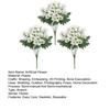 3/15 st Konstgjord blomma 7 grenar UV-beständig Falsk plastblomma Hem Bröllop