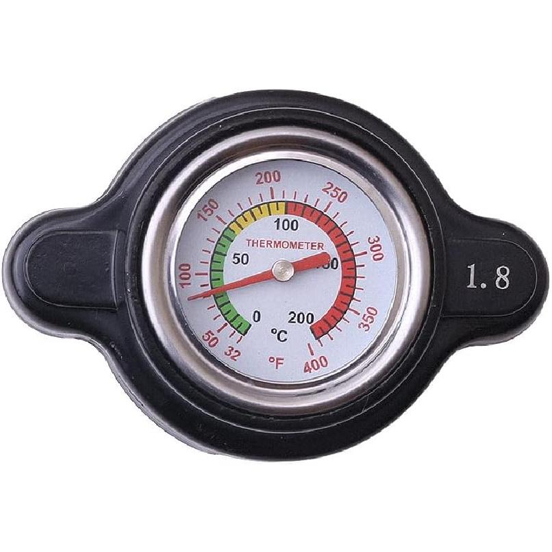 OCESTORE High Pressure Radiator Cap with Temp Gauge 1.8 Bar for TRX450R Rancher 420 TRX420 CR125R CR250 CR500R CR80 CR85 CRF250L CRF450R