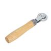 Tire Patch Roller 1 1 2in Dia Wood Handle Universal Fit Comfortable Grip for Cars Motorcycles Bicycles