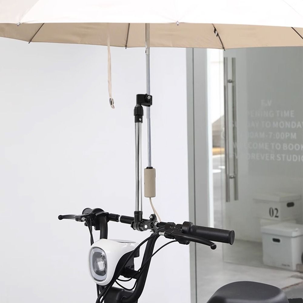 Stainless Steel Umbrella Stands Adjustable Rain Gear Tool Umbrella Connector  Wheelchair