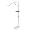 45W Beauty Lamp with Phone Clip 3200K‑5600K     350 degrees  Rotation Half Moon Eyelash LED Floor Light for Skincare