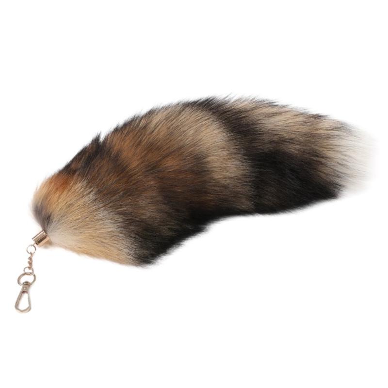 Plüschschwanz Schlüsselanhänger Schwanz Schlüsselanhänger Anhänger Tierischer Schwanz Schlüsselhalter Geldbörse Tasche Anhänger Schlüsselanhänger Zubehör