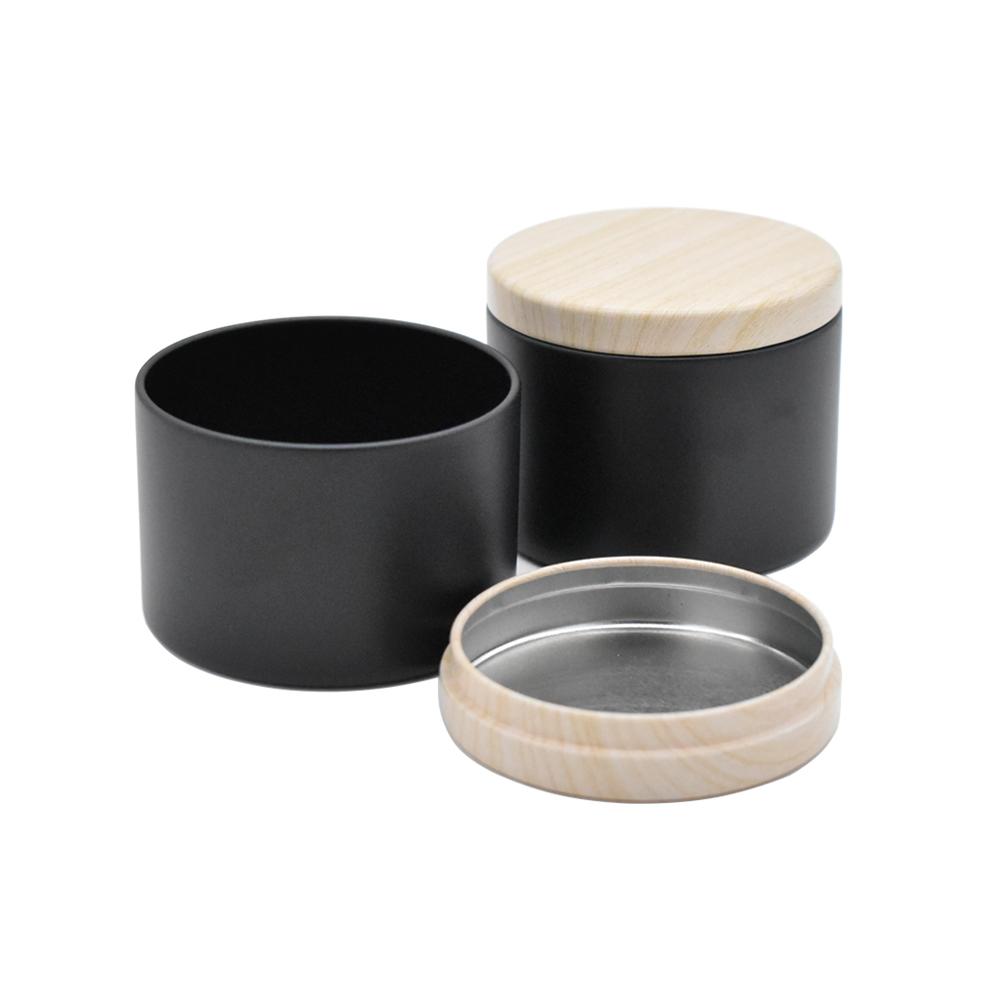 4Oz 8Oz Empty Luxury Round Scented Metal Holders Candle Tin Can