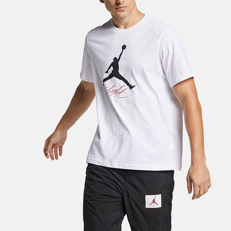 Jordan Jumpman Flight T Shirt Men's White AO0665-100