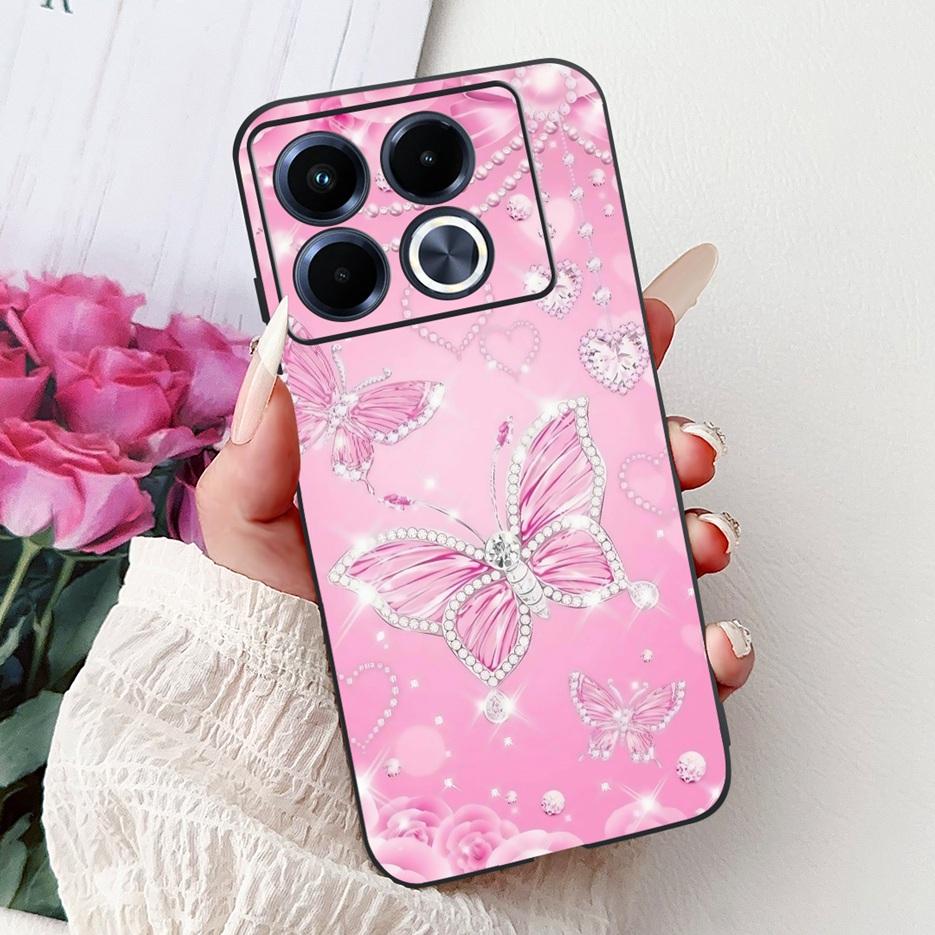 For Infinix Note 40 5G Case X6852 Luxury Fashion Painted Cover Matte Phone Case For Infinix Note 40 Pro Plus Note40 4G Soft Bags