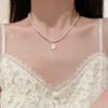 Simple long pearl necklace fashion ins design sense collarbone chain Y type personality temperament versatile item decoration