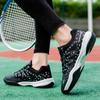 Absorção de choque do casal anti-skid resistente ao desgaste moda ao ar livre sapatos de badminton sapatos de vôlei treinamento sapatos esportivos
