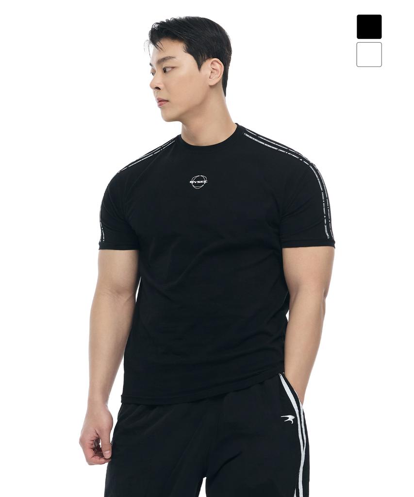 BYSEC Muscle Spandex Track Short Sleeve_2 Colors
