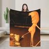 Marcus The Worm Meme Coral Fleece Plush Throw Blanket I Dont Like This Rock Blankets for Home Car Lightweight Bed Rug