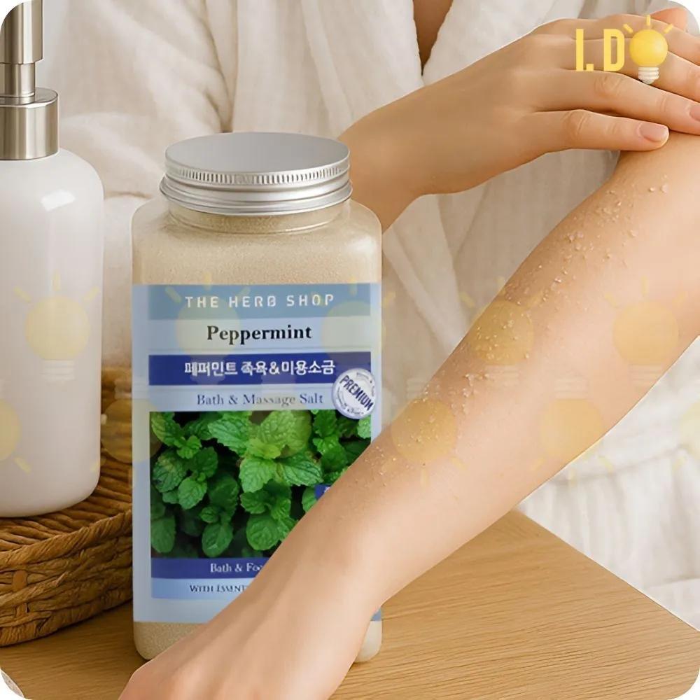 

Skylog Full Body Massage Sauna Salt Scrub Salt 900g Home Spa Supplies Smooth Skin