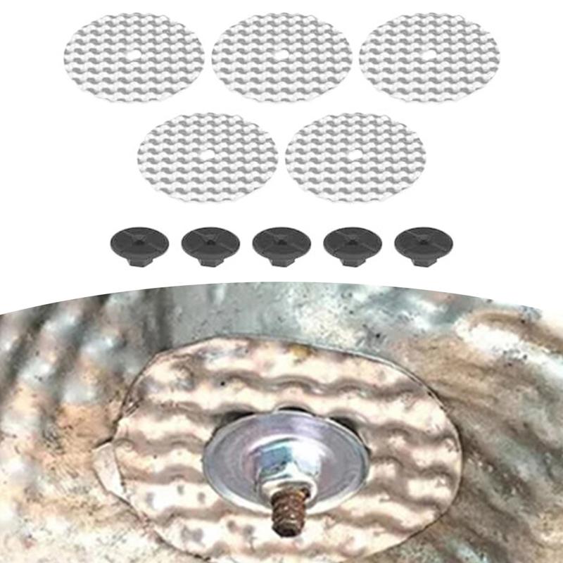 10 Pcs Washers Exhaust Heat Shield Repair Kit Metal Heat Shield Clips N90796501 Heat Protection PlateHeat Shield Heat Plate