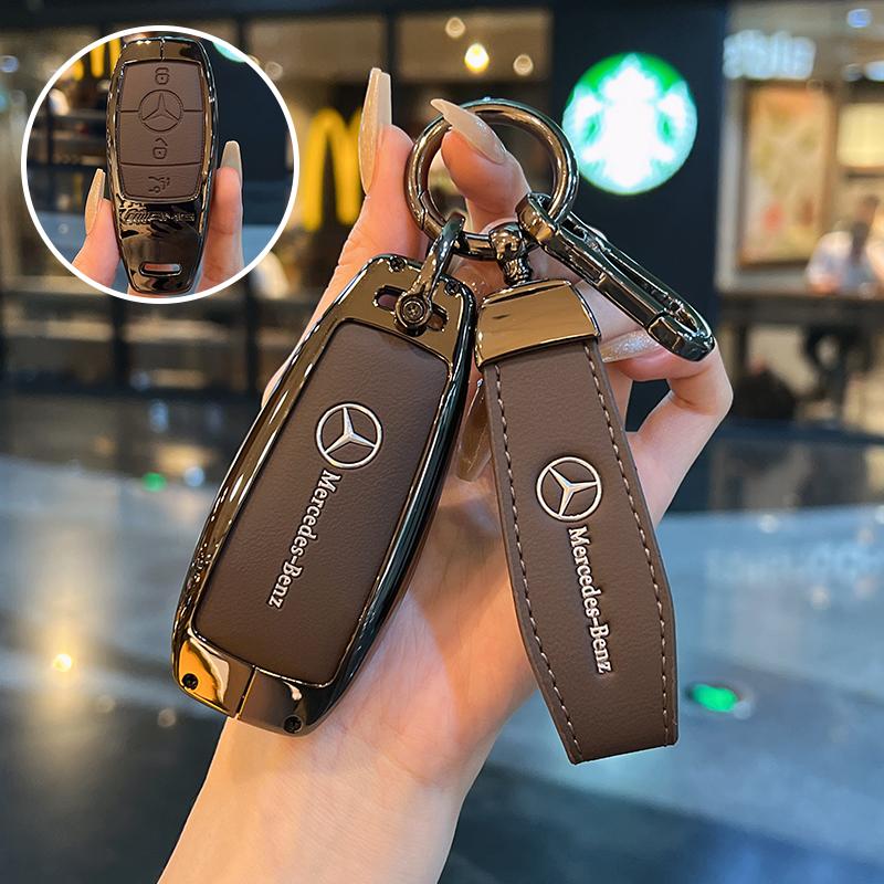 SFX1 TPU Key Case Cover Car Accessories Fob Protector for Mercedes Benz S400L S450/S500 MaybachS480 Keychain Holder Keyring Shell