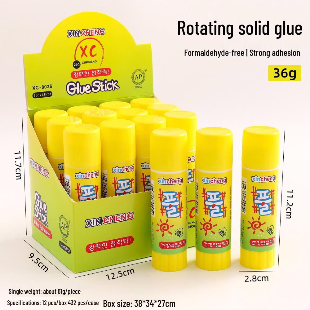 Large Size High Viscosity White Solid Glue for Handmade Projects and Office Use