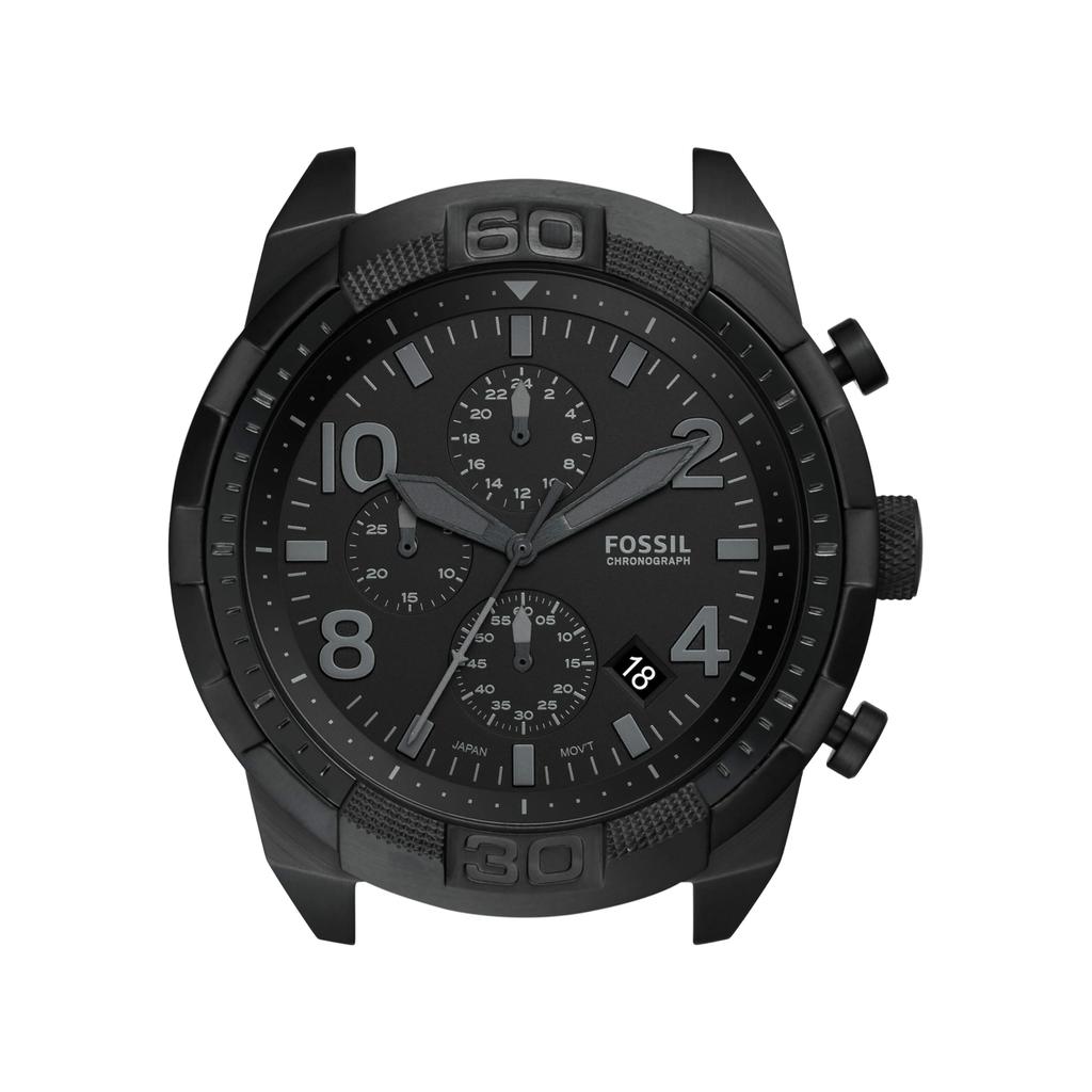 BRONSON Chronograph Black Stainless Steel Watch Case