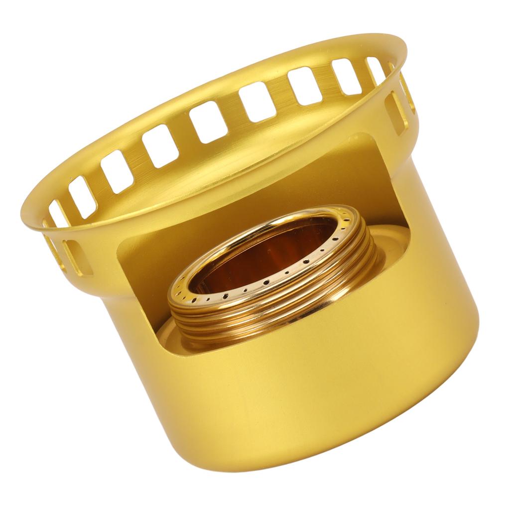 Spirit Burner Copper Windproof Portable Aluminium Alloy Alcohol Backpacking Stove for Camping Picnic