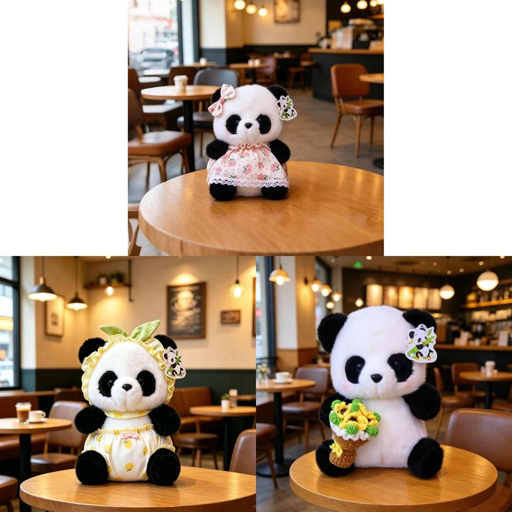 Panda Plush Toy Collectors Edition Soft Stuffed Animal Gift For Kids And Adults