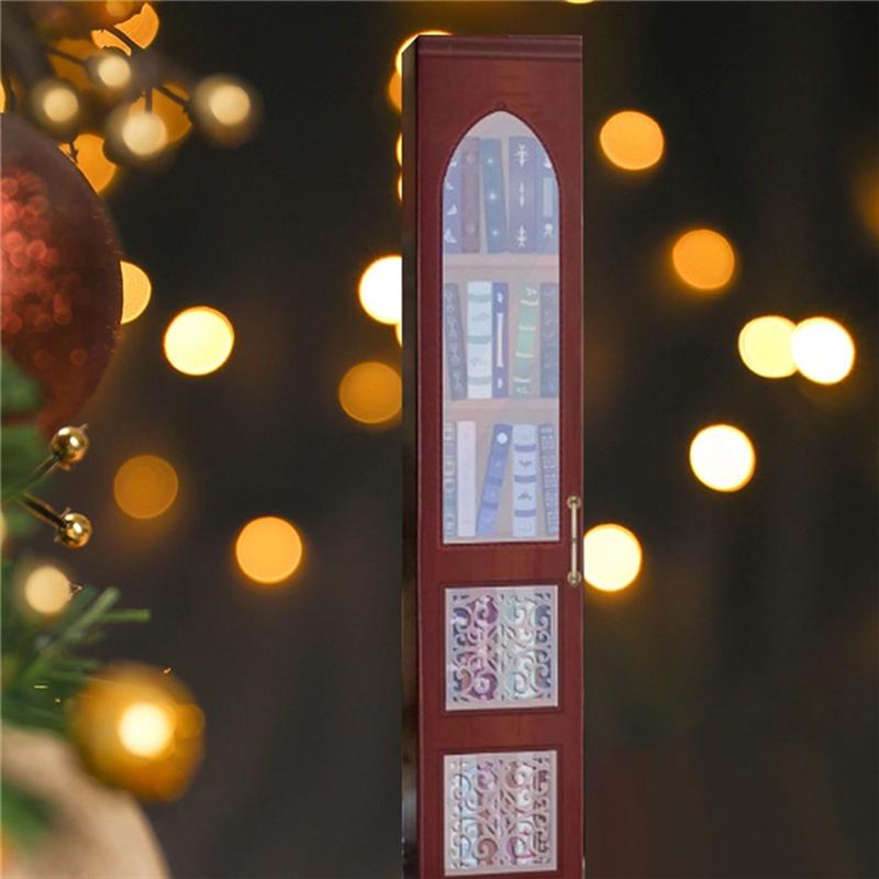 Christmas For Books Lovers Mini Book Ornament Advent Calendar, Miniature Library Holiday Decorations