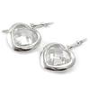 Les Trésors De Lily [F6238] - Boucles Argent 'Linda' Blanc